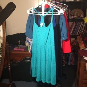 Mossimo Textured Halter Sun Dress